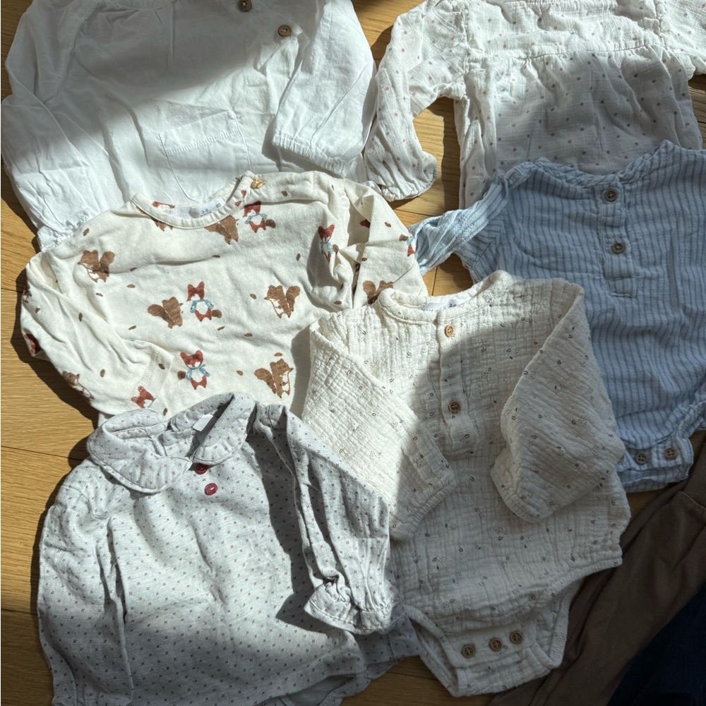 Zara Bundle - Baby Onesies,Tops & Pants 3-6m